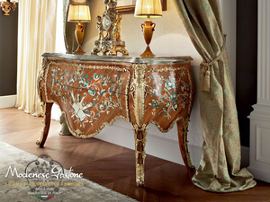 13604 - Baroque wooden sideboard with drawers _ Modenese Luxury Interiors